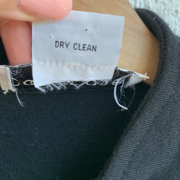 Bloomingdale's Wool Vintage Black Gold Button Military Jumpsuit sz 12 - Picture 5 of 10